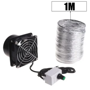 USB Adjustable Speed Solder Smoke Absorber ESD Fume Extractor Fan Pipe Duct Exhuast Fan With Pipe Tub Ventilation Fan