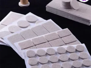 3-72Pcs Felt Chair Leg Pads 3mm Thick Floor Scratch Protector Mat Mute Non-slip Self Adhesive DIY Furniture Accessories