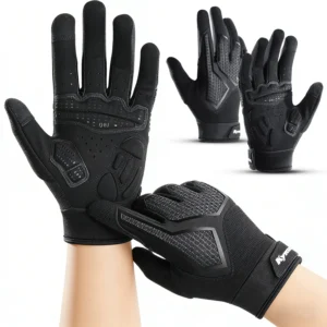 Long Finger Non-Slip Shock-Absorbing Cycling Gloves Spring And Summer Men'S Breathable Sunscreen Touch Screen Riding Gloves