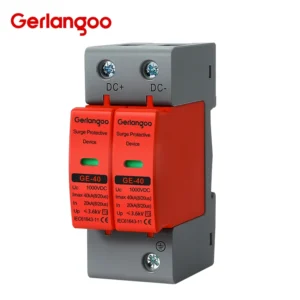 2P DC 500V 600V 800V 1000V SPD House Surge Protector Device Protective Low-voltage Arrester