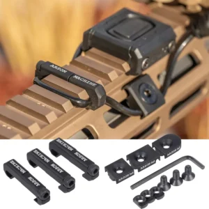 3Pcs/set Tactical Arson Machine Cable Management MLOK WireGuide System For SureFire M300 M600 PEQ Flashlight Switch Cable Clip