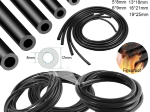Length 1 Meter/3 Meter Multi Size 3mm~19mm Black Smooth Nitrile Rubber Hose for Delivery Pipe Carburetor Hose