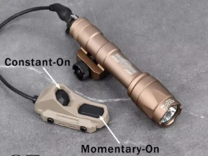 Surefire PEQ15 M300/M600 Flashlight with AXON Dual Function Remote Pressure Switch for 20mm Rail Hunting Tactical Airsoft Light