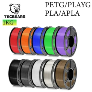 TECBEARS petg 1KG 3D Filament PETG 3D Printer Filament Strong toughness better layer bonding dimensional accuracy +/-0.02mm
