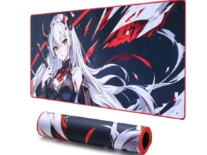 Redragon EISA P047 Anime Gaming Mouse Pad - Smooth Lycra Surface, Anti-Slip Rubber Base, Spill-Resistant, Durable 5mm Thick