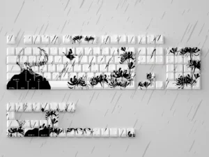 130 Key Tokyo Ghoul Theme Kaneki Ken Keycaps Cool Key Cap PBT Cherry Profile for Cherry MX 61 63 64 68 87 104Mechanical Keyboard