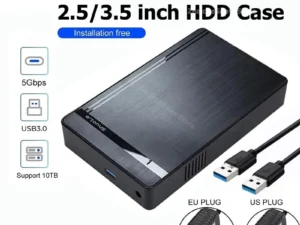 3.5'' HDD Case SATA to USB 3.0 Adapter External Hard Drive Enclosure for 2.5" 3.5" SSD Disk 450Mb/s 10TB HDD Case for PC Laptop