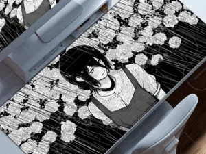HD Chainsaw Man XXL Mouse Pad Anime reze Gamer Makima Gaming PC Accessories Mouse pads Large Keyboard Desk Mat Computer Keyboard