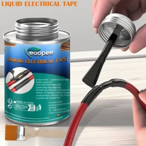 Liquid Waterproof Electrical Tape Epoxy Resin Black Glue Quick Drying Sealant For Wires And Cables Home Use Fix Line Glue