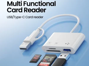 3 in 1 USB/Type C Multifunction Card Reader OTG SD TF Cards USB Memory Cards Reader Converter for MacBook Laptop Samsung
