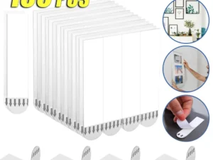 Punch-free Frame Tape Strips Assorted Mounting Self Adhesive Picture Frame Fixed Poster Wall Hook Decorate Fixing wall Hanger