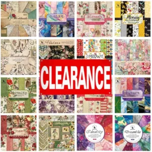 12 Sheet Scrapbooking Paper 15x15cm, Christmas Journal Planner Paper Pad Cardstock Backgrounds Card for DIY Art Craft Decoration