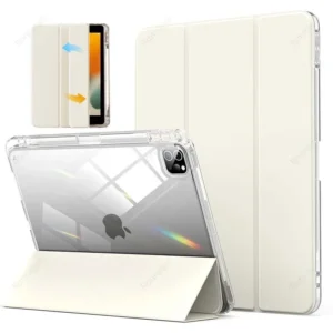 With Pencil Holder Case for iPad A16 A19 12th 11th 2026 Air11 13 Air8 M4 M3 M2 Pro11 12.9 13 M4 M5 Air4 5 10 9 8 7 9.7 10.2 10.5