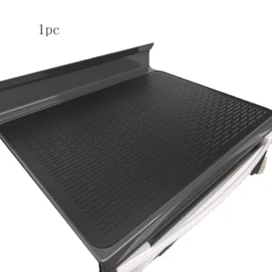 Extra-Large Silicone Cooktop Protector 71x51cm Black - Multi-Use Mat for Electric Stove Glass Ceramic & Oven