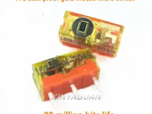 Free Shipping New arrival TTC dustproof gold mouse micro switch 3pin gold contactor 80M 80 millions click TTC gold micro Button