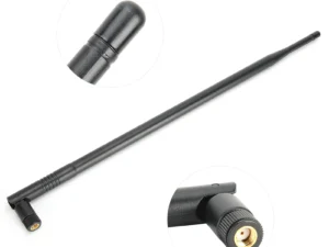 High Gain 12DBI Dual Band WiFi Antenna 2.4GHz 5GHz Wireless RP-SMA Network Antennas for Improved Wifi Signal Coverage