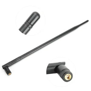 High Gain 12DBI Dual Band WiFi Antenna 2.4GHz 5GHz Wireless RP-SMA Network Antennas for Improved Wifi Signal Coverage