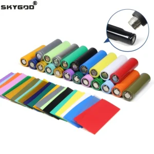 18650/21700/26650 PVC Heat Shrink Tube Lipo Battery Wrap Precut Insulated Film Protection Cover Case Pack Sleeving