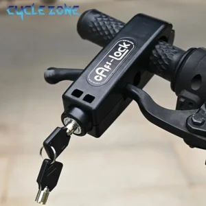 Bike Anti-Theft Lock Electric Bicycle Brake Handlebar Grip Lock Portable Prevent Theft Bike Motorcycle Locks Cycling Accessories