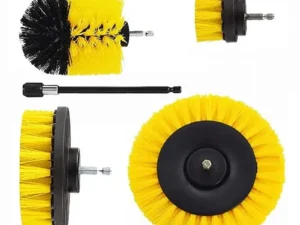 22 /3Pcs Electric Drill-Brush Kit Power Scrubber Brush For Carpet Bathroom Surface Tub Furniture Shower Tile Tires Cleaning Tool