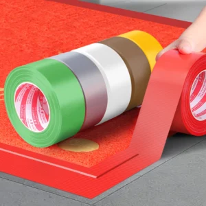 Super Strong Waterproof Duct Tape Multiple colors Versatile Adhesive for Walls Pipes Carpet Ideal DIY Home Decor & Office Use