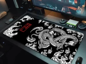 Japanese Dragon  Gaming Mousepad Speed Desk Mat Anime Theme Keyboard Gamer Mouse Pad for Esports