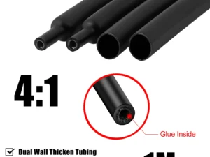 1M 4:1 Heat Shrink Tube With Glue Thermoretractile Heat Shrinkable Tubing Dual Wall 4/6/8/12/16/20MM