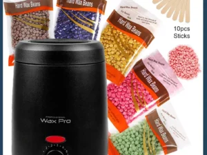 200ml Wax Melting Machine + 100g/200g /300g Wax Beans Set, Wax Heating, Wax Hair Removal And Wax Therapy Machine Wax Melting Pot