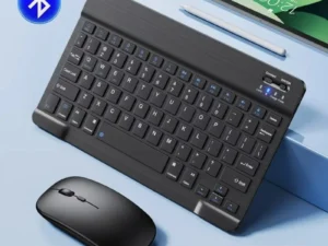 10inch Bluetooth Wireless Keyboard Rechargeable For Mobile Phones Tablet Russian Spanish French AZERT For Android ios Windows