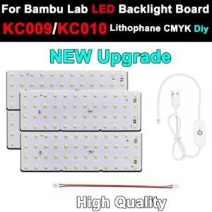For Bambu Lab Lithophane Led Panel CMYK LED Backlight Board PLA Basic CMYK Lithophane Bundle 3D Printing Lithophane Photo