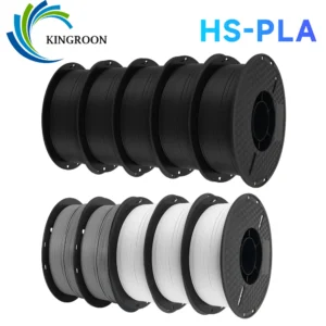KINGROON High Speed PLA Filament 1.75mm New HS-PLA 3D Printer Filament For 30-500mm/s Fast Printing Rapid PLA 5kg 10kg Mix Color