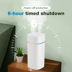 600ml Air Humidifier Nano Mist Maker Water Spray Aromatherapy Essential Oil Diffuser Mute Atomizer Colorful Light For Home Car