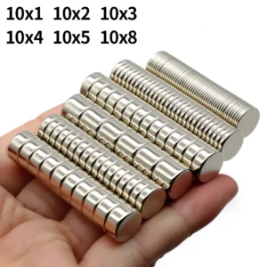 Super Strong Neodymium Magnet N35 NdfeB Permanent Magnetic imanes Round Powerful Magnets Refrigerator 10x1 10x2 10x3 10x5mm