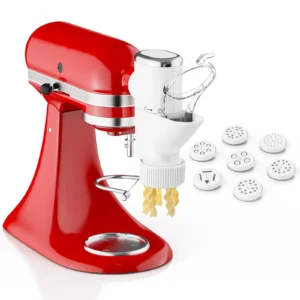 Pasta Press Attachment for KitchenAid Stand Mixers 7 Interchangeable Plates Pasta Extruder Accessories