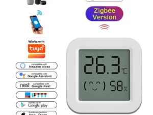 Zigbee Temperature Humidity Sensor For Smart Home LCD Screen Works With Tuya Alexa Google Home APP Smart Life Tuya Smart Yandex