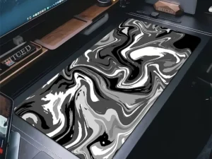 XXL Black and White Strata Liquid 900x400 Mouse Pad Computer Laptop Anime Keyboard Mouse Mat Large Mousepad Keyboards Desk Mat