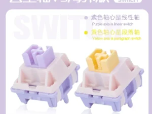 MMD Princess Switch V3 V4 Linear Tactile HIFI Sound Hot Swap Kits Switches Mechanical Keyboard Gaming Switches DIY Lubricated