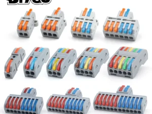 5PCS Fast Wire Connector Push-in Electrical Terminal Block Universal Splicing Wiring Cable Connectors For Cable Connection SPL ﻿