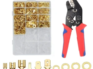 Male Female Wire Box Insulated Cable Macho Connector 2.8/6.3mm Electrical Crimp Terminals Termin Spade Connectors Assorted Kit