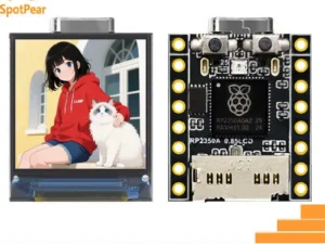 Raspberry Pi Pico 2 RP2350 0.85inch LCD Display mini Development Board 0.85 inch Screen RGB LED/SD Slot /QMI8658 Gyroscope Senso