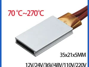 12V~220V PTC Heating Plate Constant Temperature PTC Ceramic Heating Sheet With Aluminum Shell Electric Heater Accessories 35*21