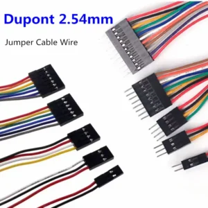 10PCS 2.54MM Pitch Breadboard Dupont Cable For Arduino 2P 3 4 5 6 8 9 10 Pin Line Male Female Dupont Jumper Wire DIY Electronic