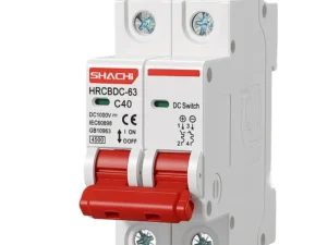 SHACHI 2P DC 1000V Micro Circuit Breaker Photovoltaic Solar Mini Circuit Protection Switch 6A 10A 16A 20A 25A 32A 40A 50A 63A
