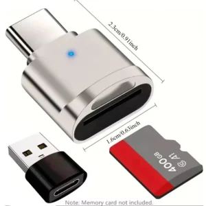 Mini Type-C USB 3.0 to SD Micro SD TF Card Reader Memory Card For Samsung Huawei Xiaomi Aluminum Cardreader