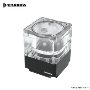 Barrow 17W Mini CPU Water Cooling Pump+Reservoir Set 960L/H LRC 2.0 ARGB Water Pump G 1/4" Thread Port CPU Water Cooling System