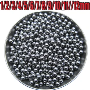 304 Stainless Steel Solid Ball Precision Bearing Steel Small Pellet Marble Round Smooth Roller Ball 1/2/3/4/5/6/7/8/9/10/11/12mm