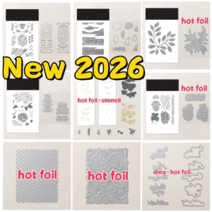 Holiday 2026 Metal Cutting Dies Stamps Set Hot Foil For DIY Making Card Scrapbook Embossed Craft Decoration Halloween Christmas
