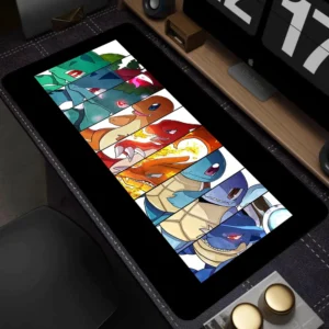 Kawaii Japan Anime Mouse Pad PC Colorful Gamer Cabinet Mousepad XXL P-pokemon Keyboard Rug Laptop Gaming Rubber Desk Mat