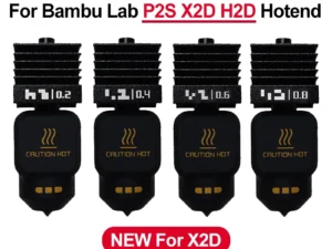 Upgrade P2S/X2D Hotend For Bambu Lab X2D Standard Flow Hotend High Quality Printing Removable nozzle 0.2 0.4 0.6 0.8 Hotend kit