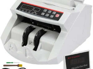 SucceBuy 1000Pcs/Min Money Counter Business Cash Register Euros Bills Fake Banknote Detector by UV & MG Function for Banks Shops